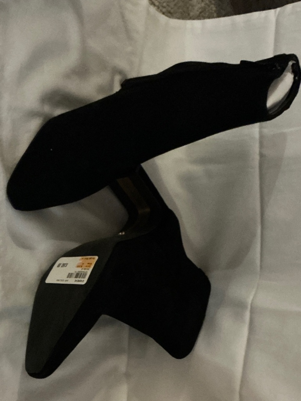 Sam Edelman Black Suede Ankle Booties